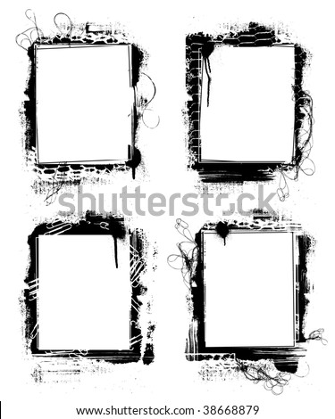 grunge frames 1