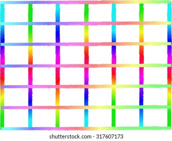Grunge frames set collection colorful  vector template