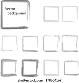 grunge frames. vector illustration.
