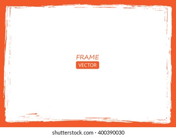 Grunge frame.Vector grunge background.