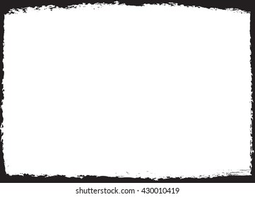 Grunge frame.Vector border frame.