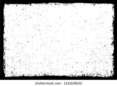 Grunge frame.Vector distress background.