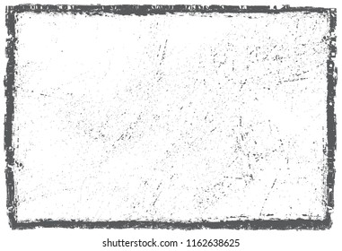 Grunge frame.Vector distress background.