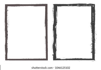 Grunge Frame.Vector Distress Frame.