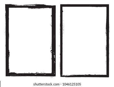 Grunge Frame.Vector Distress Frame.