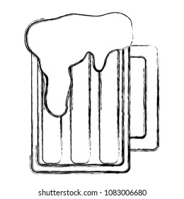 grunge fresh beer alcohol beverage in the glass