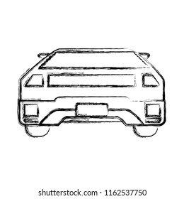 grunge front luxury car transport style