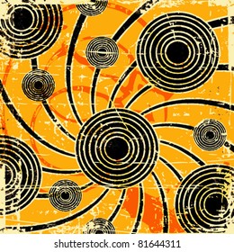 Grunge geometric background
