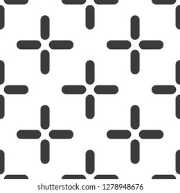 Grunge Geometric ornament vector. Beautiful line art monochrome backdrop. Vintage abstract retro samless pattern geometric style. Beautiful geometry pattern design. Cloth design, geometrical wallpaper