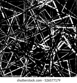 Grunge geometric overlay texture for your design. EPS10 vector.