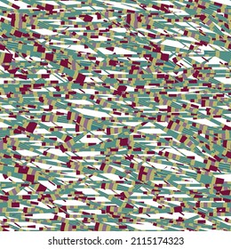 Grunge geometric pattern. Brush stroke, abstract pattern. fashion textile.
