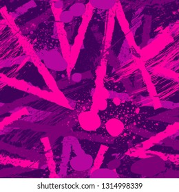 Grunge geometric pattern for girls, boys, fashion textile, sport clothes.