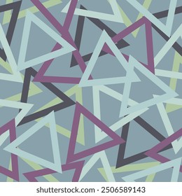 Grunge geometric pattern for girls, boys, fashion textile, sport clothes.  Vector background for your design