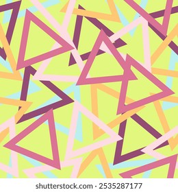 Grunge geometric pattern for girls, boys, fashion textile, sport clothes. Seamless white triangles mosaic background.