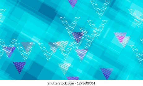 Grunge Geometric Seamless Pattern. Dark and Llight Triangles, Points, Lines. Sporty Fashion Pattern. The Idea of a Modern Background, Packaging, Textiles, Wallpaper.