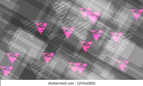 Grunge Geometric Seamless Pattern. Distressed Grungy Pattern Design. Element of Creative Background, Packaging, Textiles, Wallpaper. Sporty Fashion Pattern.