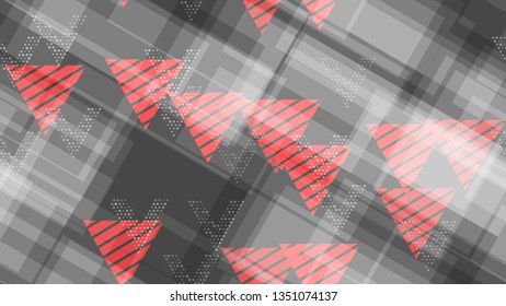 Grunge Geometric Seamless Pattern. Distressed Grungy Pattern Design. Sporty Fashion Pattern. Element of the Modern Background, Packaging, Textiles, Wallpaper.