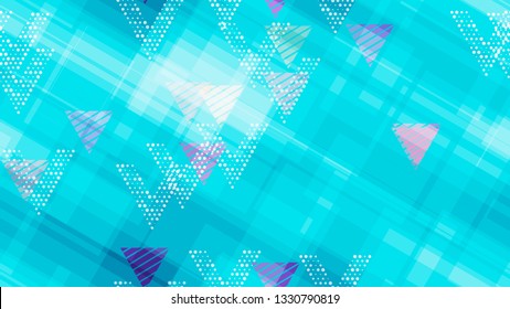 Grunge Geometric Seamless Pattern. Sporty Fashion Pattern. Triangles, Points, Lines of Different Shades. Element of an Unusual Background, Packaging, Textiles, Wallpaper.