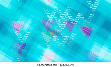 Grunge Geometric Seamless Pattern. Sporty Fashion Pattern. Element of Creative Background, Packaging, Textiles, Wallpaper. Distressed Grungy Pattern Design.