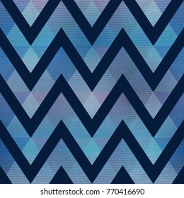 Grunge geometric waves pattern