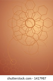 Grunge Geometry abstract illustration background
