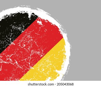 grunge germany flag vector art
