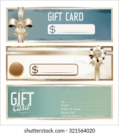 Grunge gift card design