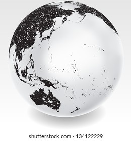 grunge globe