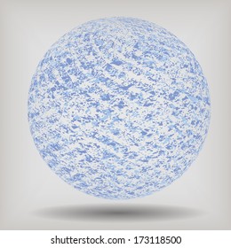 Grunge globes