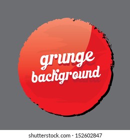 Grunge glossy red shape. Abstract grunge red background can be used for merry christmas or happy new year design. Hand drawn. abstract grunge banner