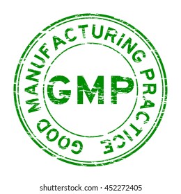 Grunge GMP (Good Manufacturing Practice) stamp