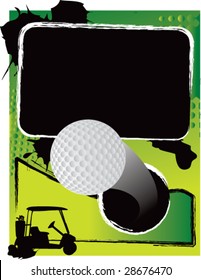 grunge golf background