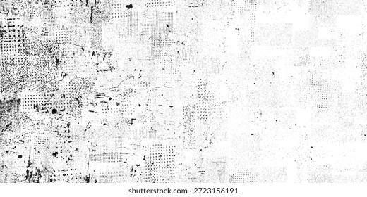 Grunge Gradient Background.Texture Vector.Dust Overlay, Halftone Distress Grain,Simplemente coloque la ilustración sobre cualquier objeto a Create grungy Efecto .abstract, salpicado, sucio, póster para su diseño. 

