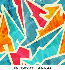 grunge graffiti seamless pattern