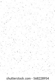 Grunge grain black texture isolated on white