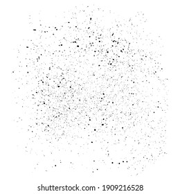Grunge Grain Texture. Vector Abstract Spray Dots Background For posters, Patterns, Retro Style.