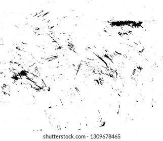 Grunge grainy abstract background. Hand drawn brush-painted vector texture. Overlay illustration over any design to create needed effect and depth. For posters, retro designs and banners.