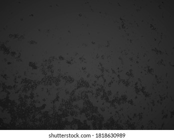 Grunge grainy dirty texture. Dark scratched distress abstract urban overlay background. Vector illustration