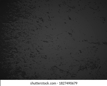 Grunge grainy dirty texture. Dark scratched distress abstract urban overlay background. Vector illustration