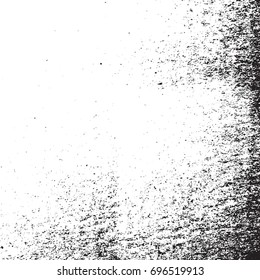 Grunge grainy overlay texture. Distressed noise background. Empty design template. EPS10 vector.