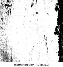 Grunge grainy texture with stains and blots. EPS10 vector.