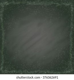 Grunge green chalkboard