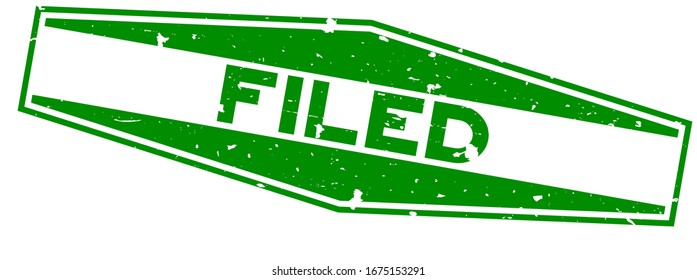 Grunge green filed word hexagon rubber seal stamp on white background