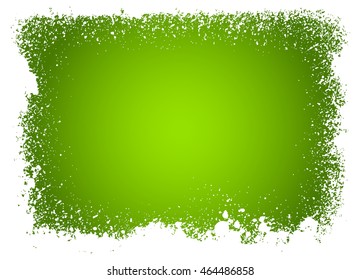 Grunge green texture - abstract isolated stock vector template - easy to use
