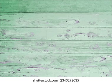 farbige grüne Holzstruktur, Vektorbild