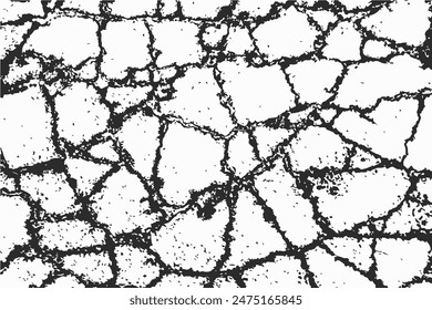 Grunge grey texture. Patterned aged grey background. Cracks and scratches texture in grey shades.