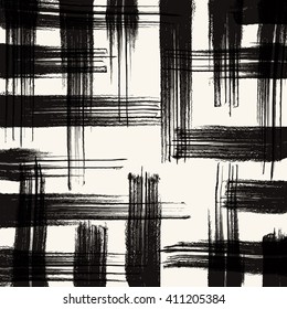 Grunge grid background. Abstract grunge decoration. Art ink grunge. Brush stroke grunge element. Grunge vector illustration.