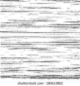 Grunge grid black and white texture. Spotted ink grunge brush with white background