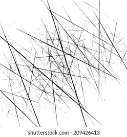 Grunge grid black and white texture. Vector ink grunge brush. 