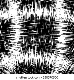 Grunge grid black and white texture. Seamless vector ink grunge brush. 